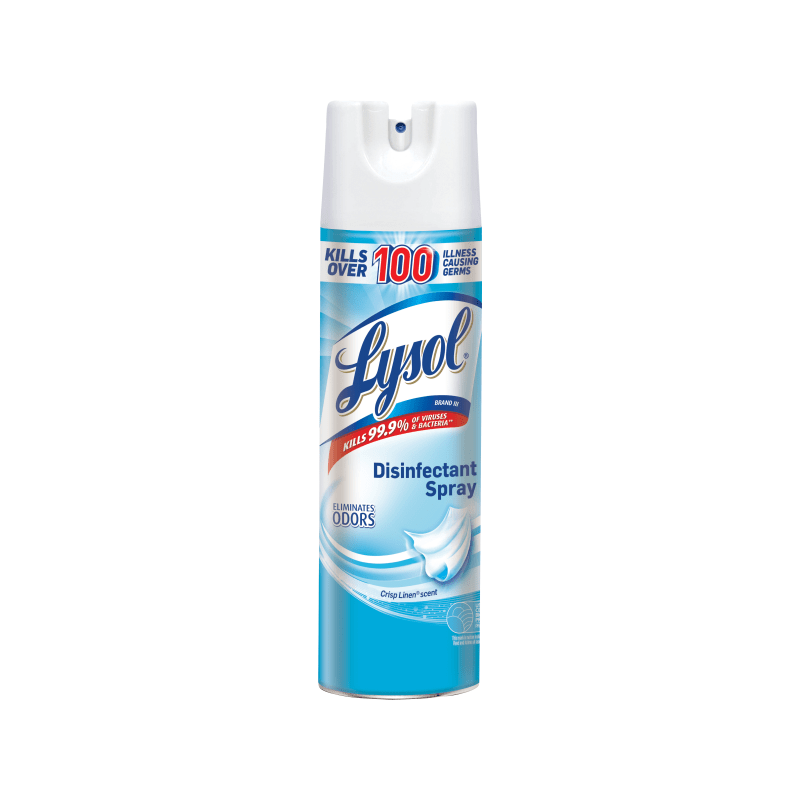 Lysol disinfectant spray crisp linen scent  538g