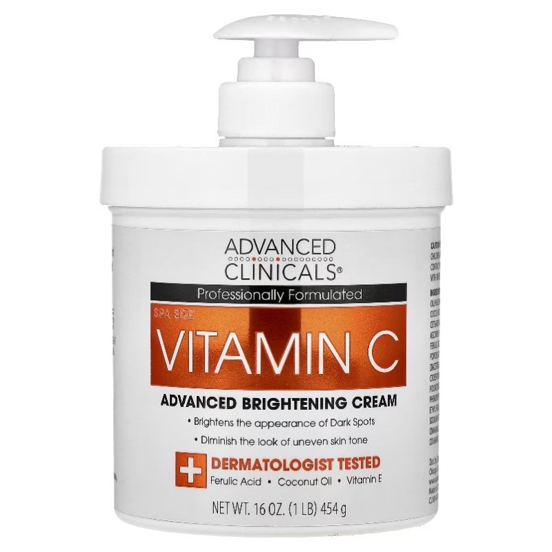 Advanced Clinicals Vitamin C Cream 454g